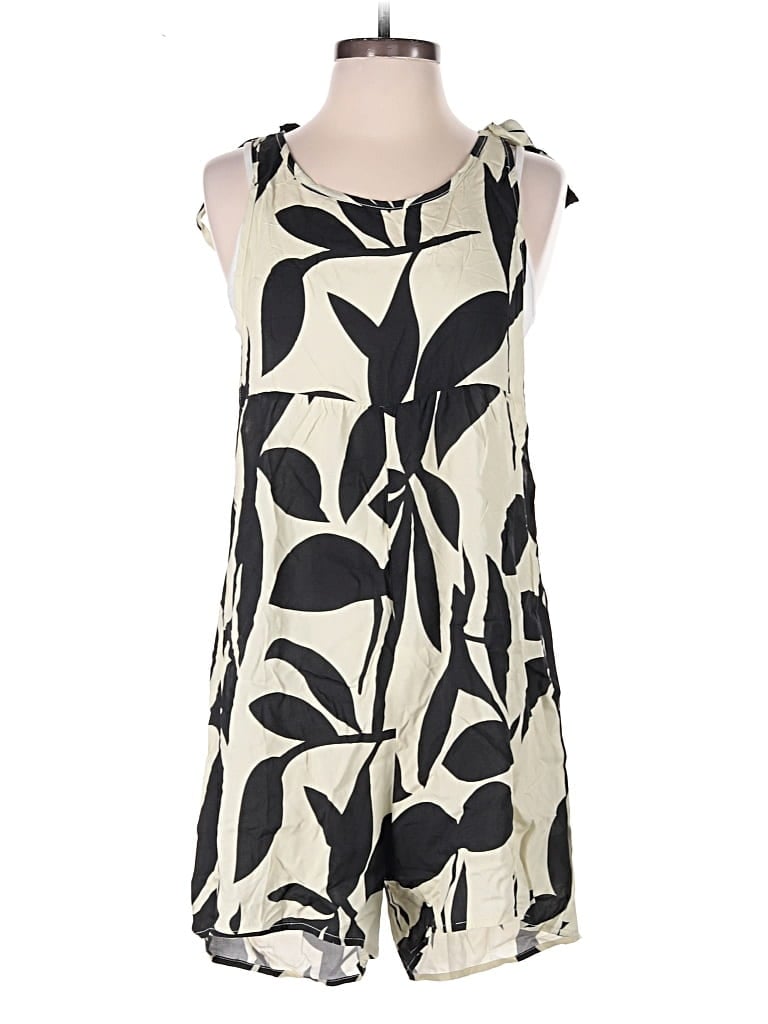 Pre-owned Cupshe Romper In Ivory