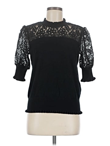 Elie Tahari Short Sleeve Turtleneck (view 1)