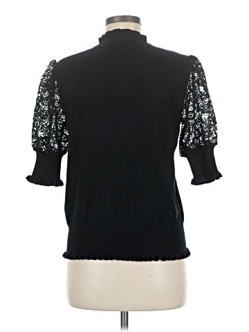 Elie Tahari Short Sleeve Turtleneck (view 2)