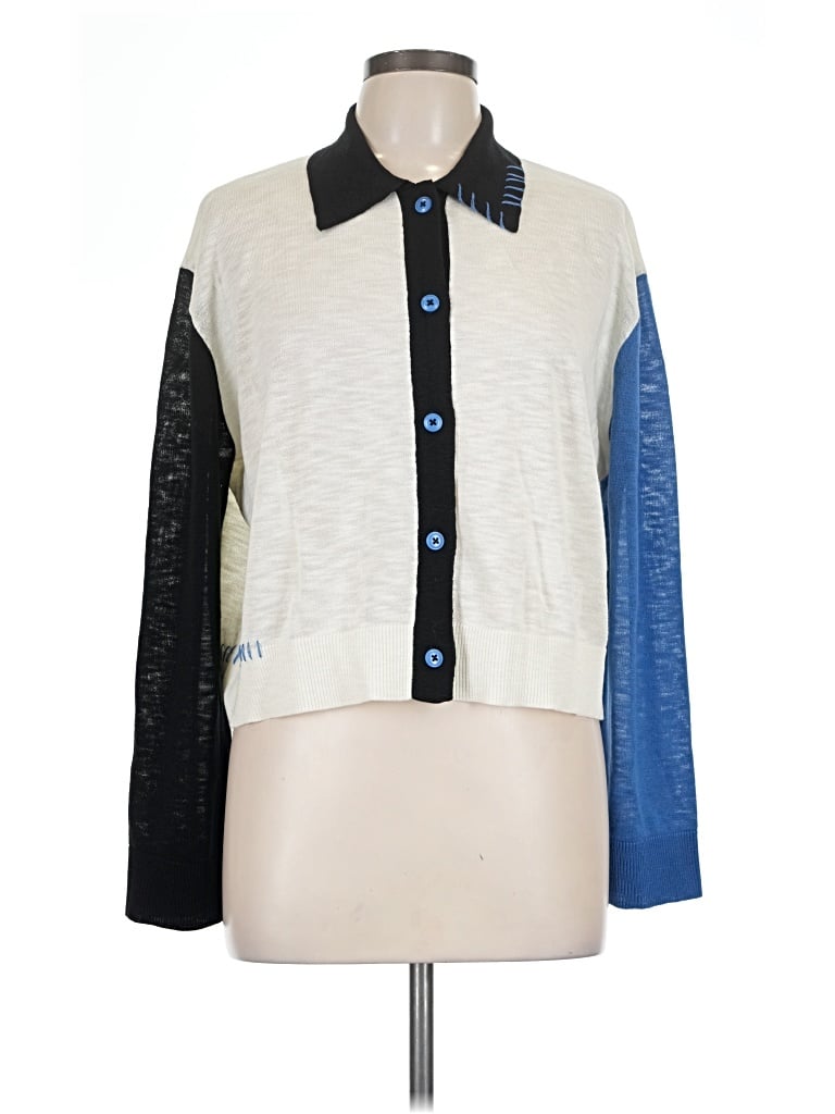 Pre-owned Zara Cardigan Sweater In Ivory
