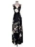 Lulus 100% Polyester Floral Black Cocktail Dress Size S - photo 1