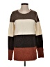 George Color Block Brown Pullover Sweater Size S - photo 1