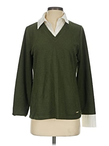 Jones New York Signature Long Sleeve Blouse (view 1)