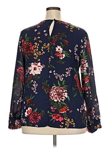 Just Fab Long Sleeve Blouse (view 2)