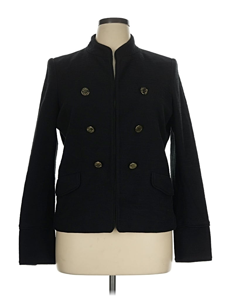 Pre-owned Dkny Blazer Jacket In Black