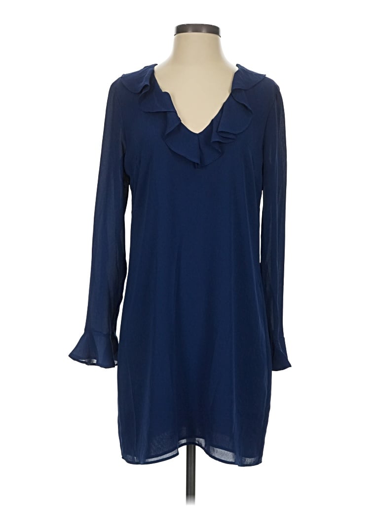 Pre-owned Charles Henry Casual Dress In Blue