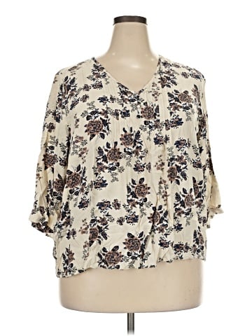 Fun2Fun 3/4 Sleeve Blouse (view 1)