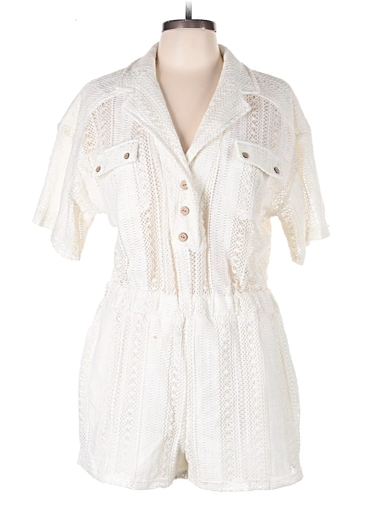 Pre-owned New In Romper In White
