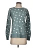 Ann Taylor LOFT Outlet Polka Dots Teal Pullover Sweater Size S - photo 1