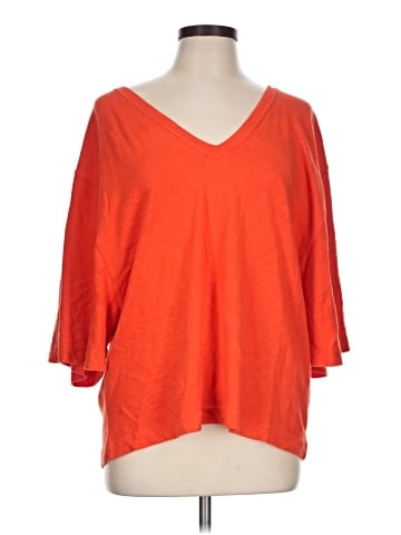 Zara W&B Collection 3/4 Sleeve Top (view 1)