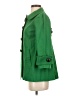 Zara Basic 100% Acetate Green Coat Size S - photo 5