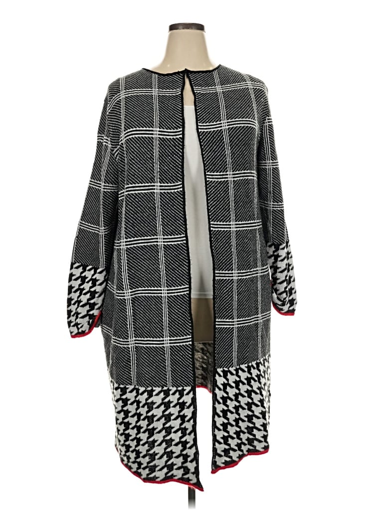 Pre-owned Notations Cardigan Sweater In Gray