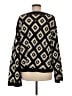 Elie Tahari Argyle Black Pullover Sweater Size M - photo 2