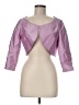 Teri Jon by Rickie Freeman Solid Pink Purple Jacket Size 8 - photo 1