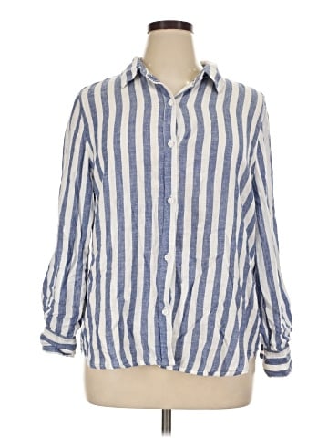 Lola River 3/4 Sleeve Button-Down Shirt (view 1)