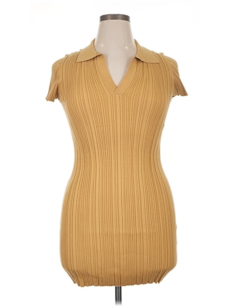 Pre-owned Lita By Ciara Casual Dress In Tan