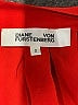 Diane von Furstenberg 100% Polyester Red 3/4 Sleeve Blouse Size 2 - photo 7