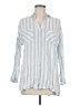 Thread & Supply Stripes Blue Long Sleeve Button-Down Shirt Size M - photo 1