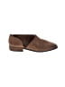 otBt 100% Leather Solid Brown Flats Size 8 - photo 1