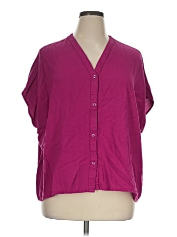 Ellos Short Sleeve Blouse (view 1)