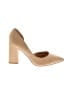 BLEECKER & BOND Tan Heels Size 7 - photo 1