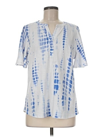 Belle By Kim Gravel Short Sleeve Blouse (view 1)