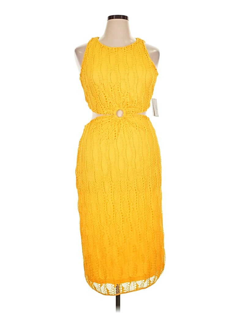 Eloquii Cocktail Dress In Yellow
