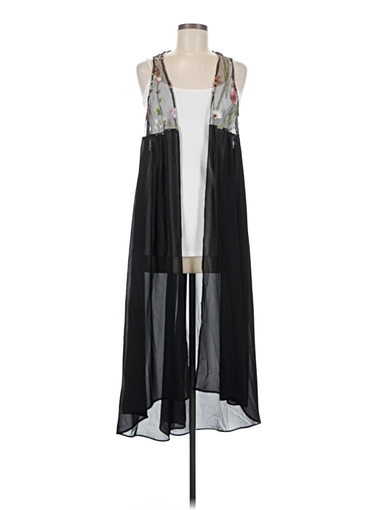 Pre-owned David & Young Kimono In Black