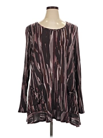 LOGO by Lori Goldstein Long Sleeve Blouse (view 1)