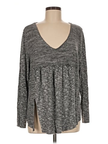 Blue Rain Pullover Sweater (view 1)