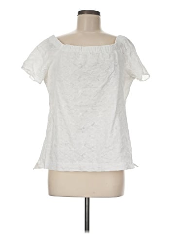 Banana Republic Factory Store Short Sleeve Blouse (view 1)
