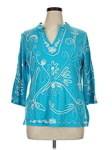 Cj Banks 3/4 Sleeve Blouse (view 1)