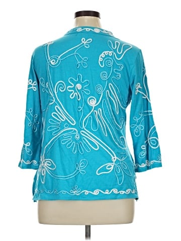 Cj Banks 3/4 Sleeve Blouse (view 2)