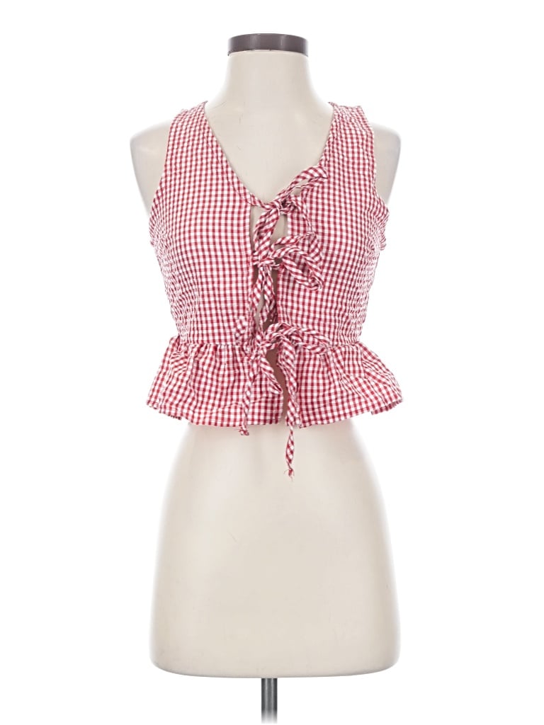 New Look Sleeveless Blouse In Red
