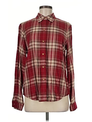 Easy Spirit Long Sleeve Button-Down Shirt (view 1)