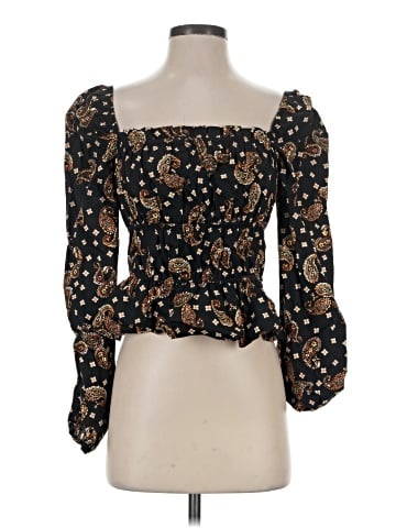 Just Fab 3/4 Sleeve Blouse (view 1)