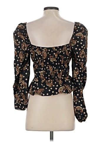 Just Fab 3/4 Sleeve Blouse (view 2)