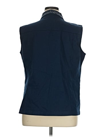 Quacker Factory Denim Vest (view 2)