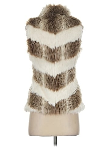 White House Black Market Faux Fur Vest (view 2)