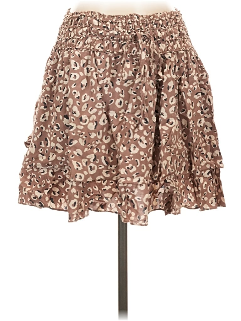 Pre-owned Mustard Seed Casual Skirt In Brown