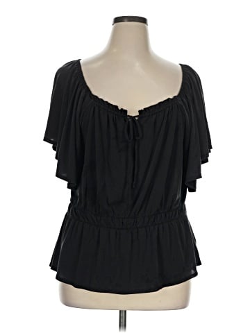 Lucky Brand Short Sleeve Blouse (view 1)