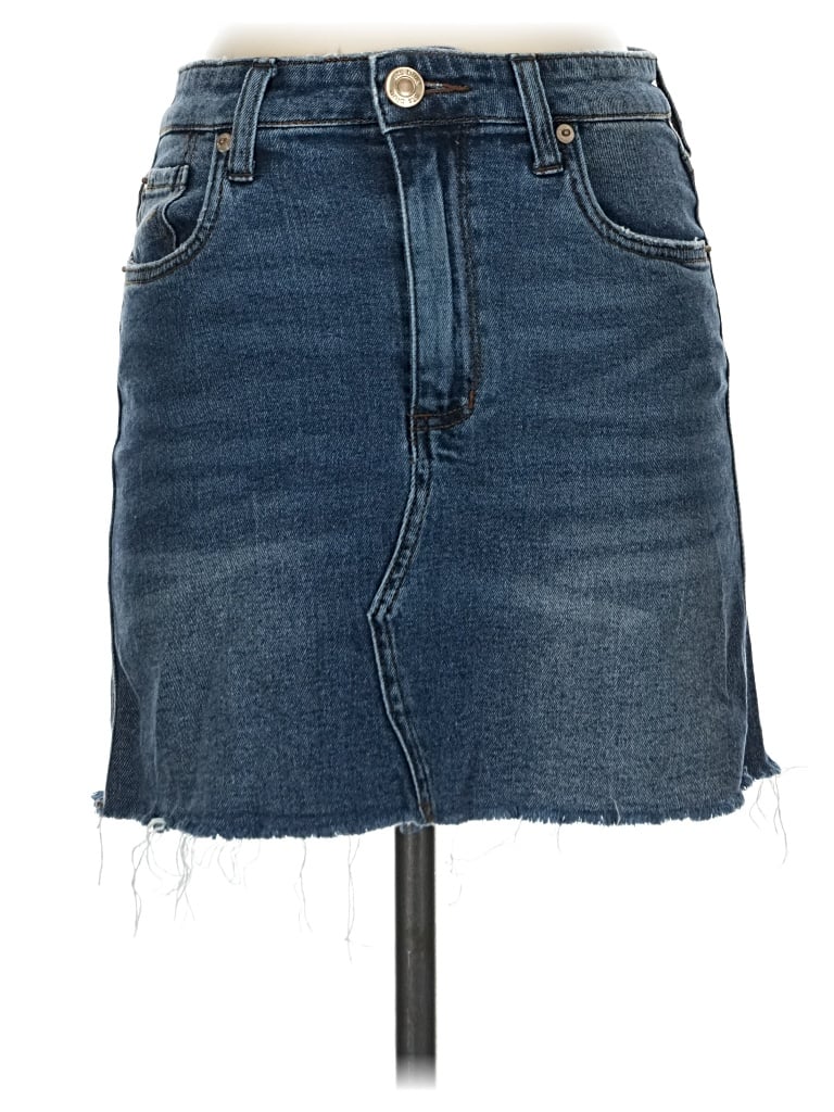 Pre-owned Sts Blue Denim Skirt In Blue