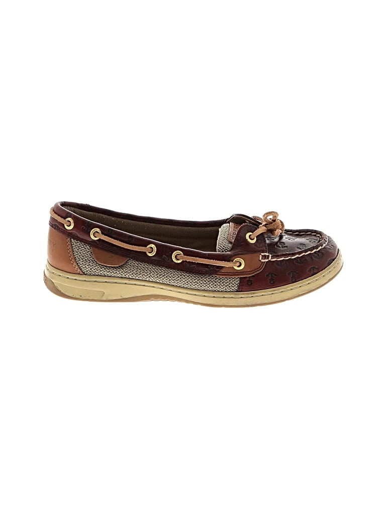 Pre-owned Sperry Top-sider® Flats Brown Shoes