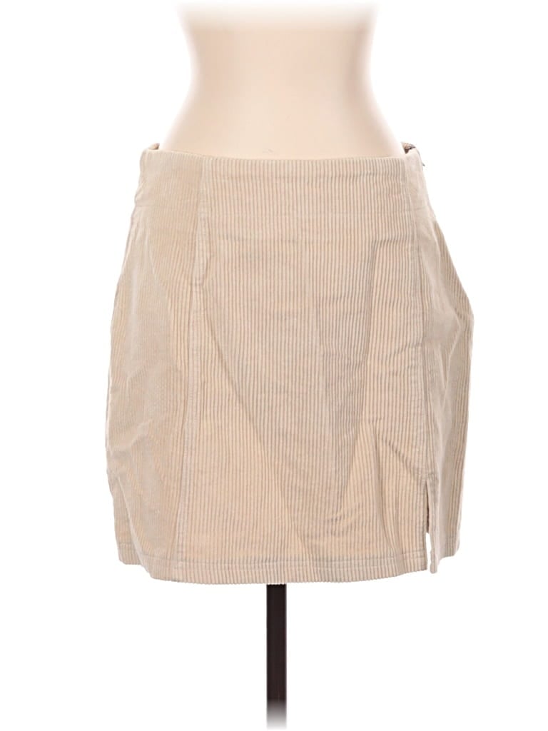 Pre-owned She + Sky Casual Skirt In Tan