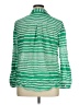 Chico's Stripes Green Long Sleeve Blouse Size XL - photo 2
