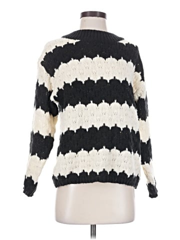Line & Dot Pullover Sweater (view 1)