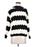 Line & Dot 100% Polyester Stripes Ivory Pullover Sweater Size S - photo 1