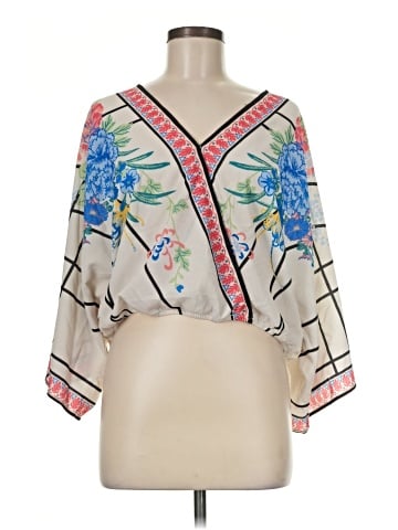 Material Girl 3/4 Sleeve Blouse (view 1)