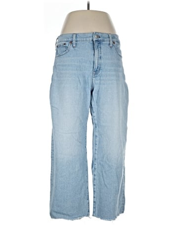 Madewell The Perfect Vintage Wide-Leg Crop Jean in Altoona Wash: Raw-Hem Edition (view 1)