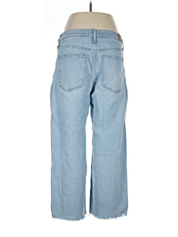 Madewell The Perfect Vintage Wide-Leg Crop Jean in Altoona Wash: Raw-Hem Edition (view 2)